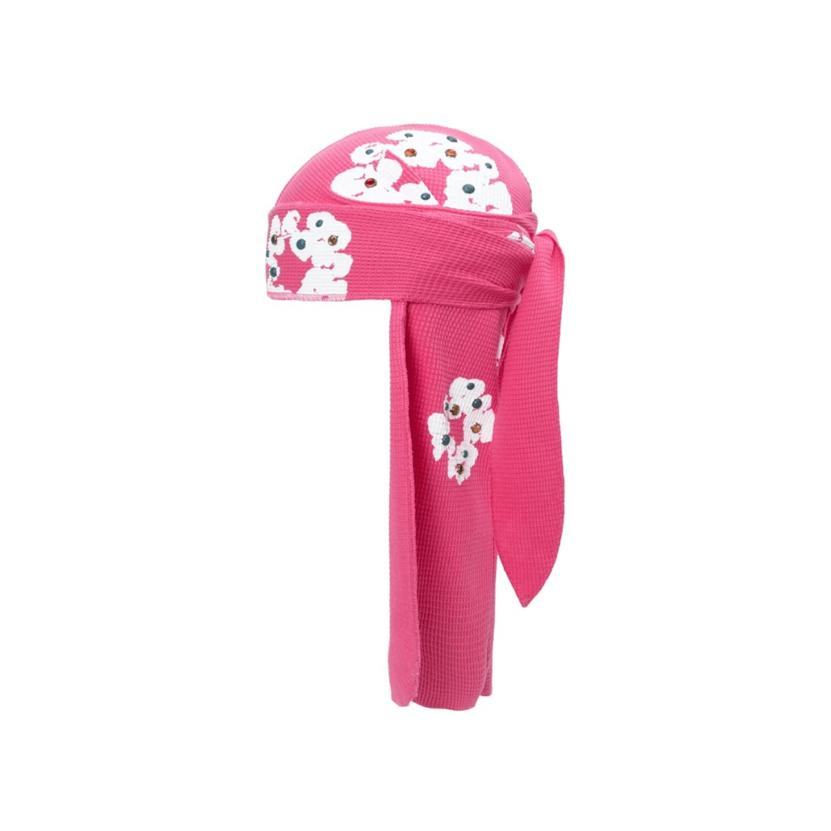 Denim Tears Rhinestone Cotton Wreath Durag 'Pink' Headwear Denim Tears