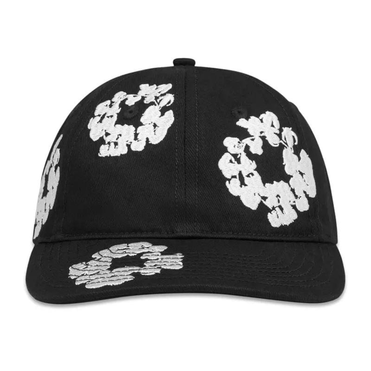 Denim Tears The Cotton Wreath Cap 'Black' Headwear Denim Tears