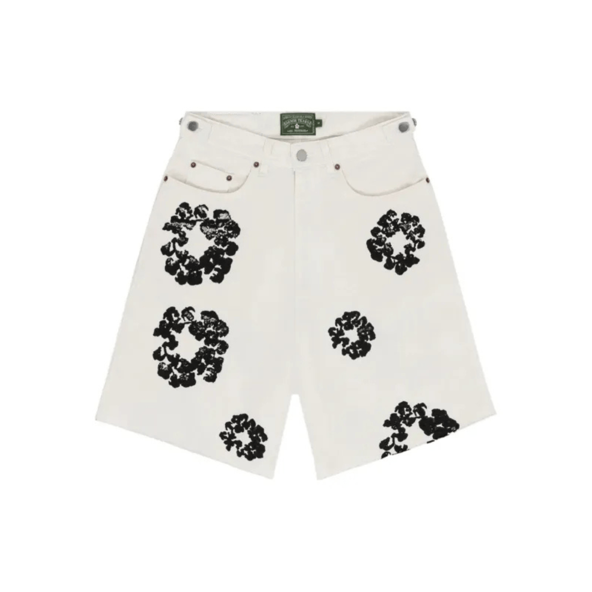 Denim Tears Wreath Jean Short 'White' Shorts Denim Tears