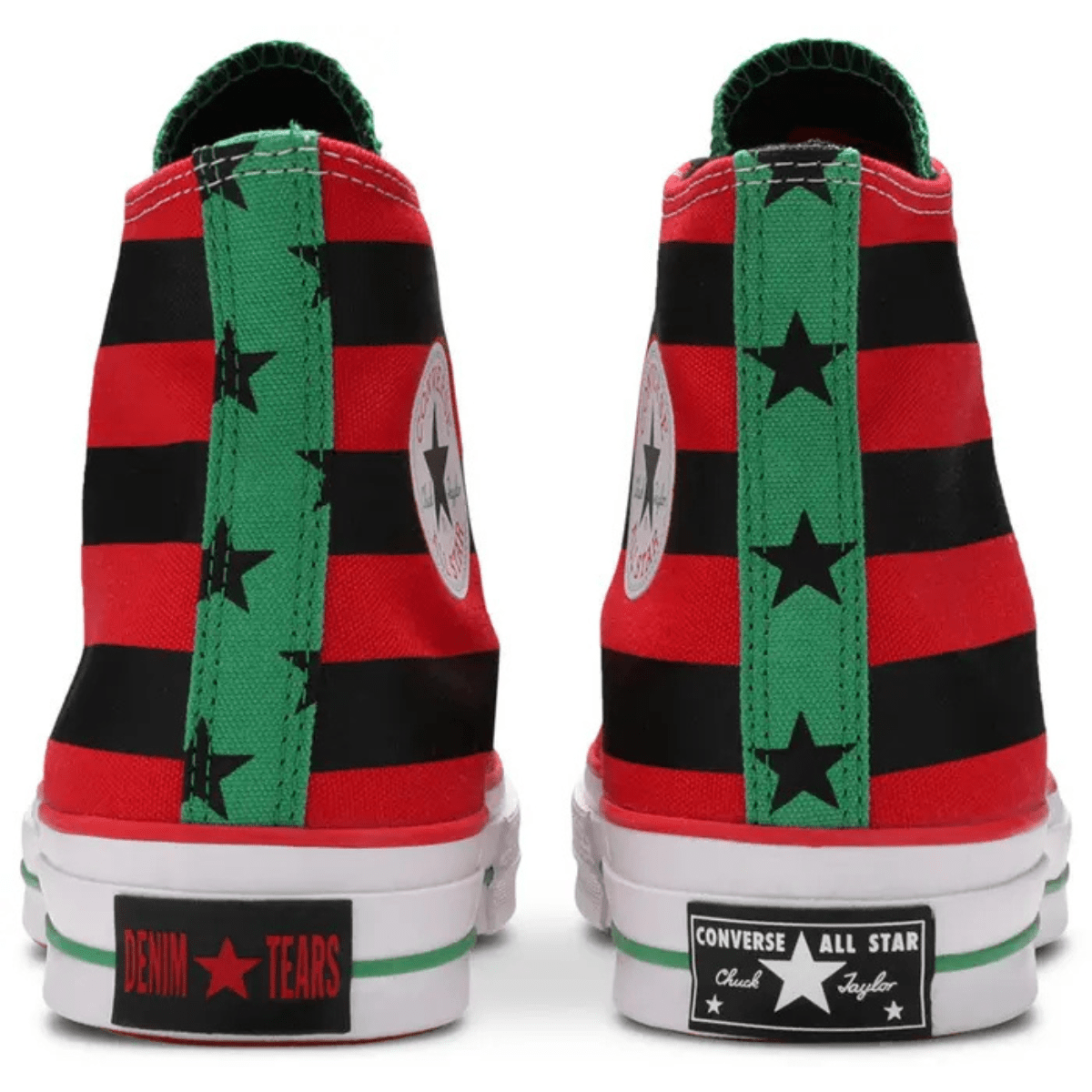 Denim Tears x Converse Chuck 70 High 'Pan-African Flag' Sneakers Converse