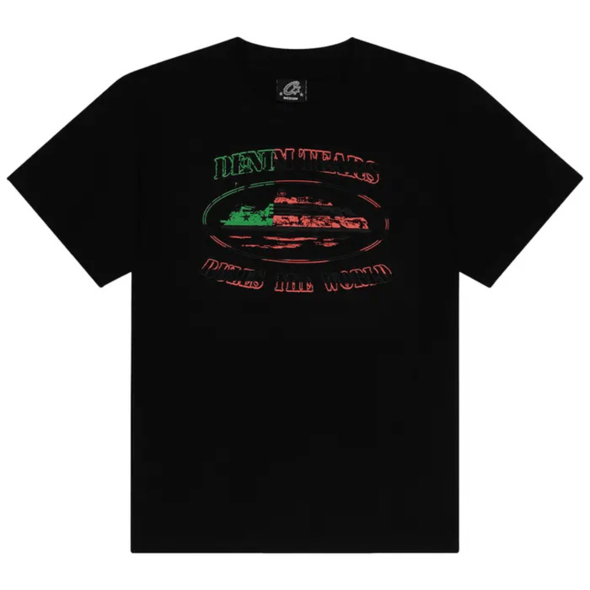 Denim Tears x Cortiez Cortears OG Alcatraz Tee 'Black' T-shirts Corteiz