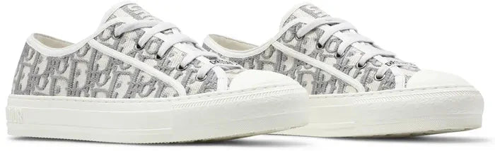 Dior Walk'N'Dior Embroidered Canvas Low 'Grey' Sneakers Dior