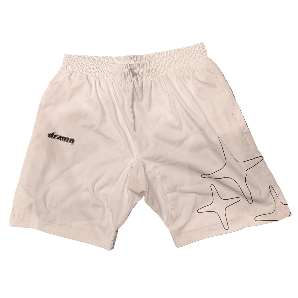Drama Call Lightweight Nylon Shorts 'Ivory' Shorts Drama Call