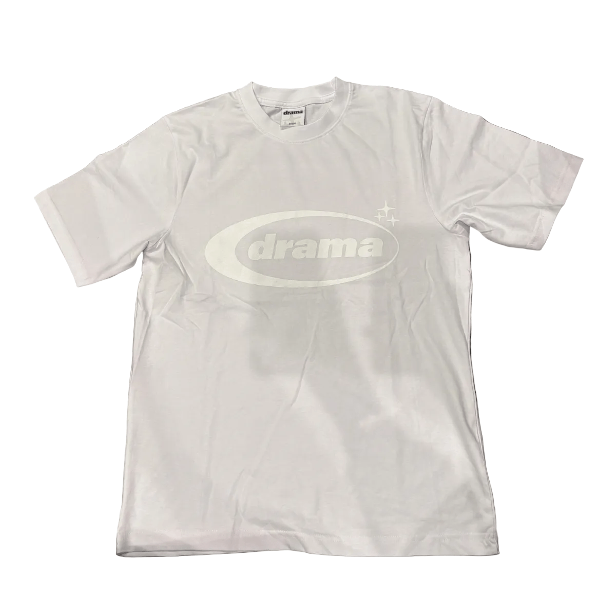 Drama Call Oval Tee 'White on White' T-shirts Drama Call