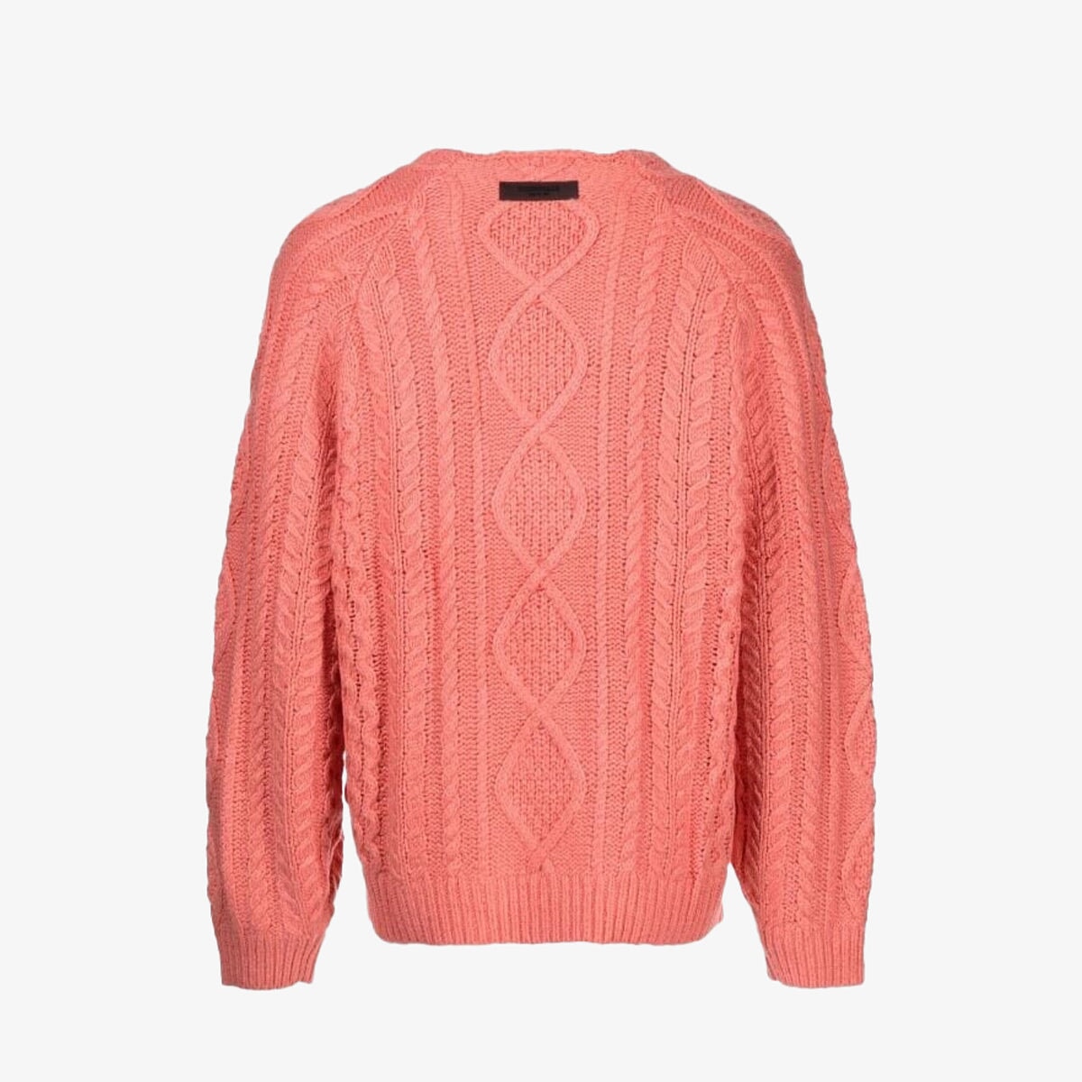 Essentials Fear Of God Cable-Knit Ribbed Jumper “Pink Coral” Plug and Play