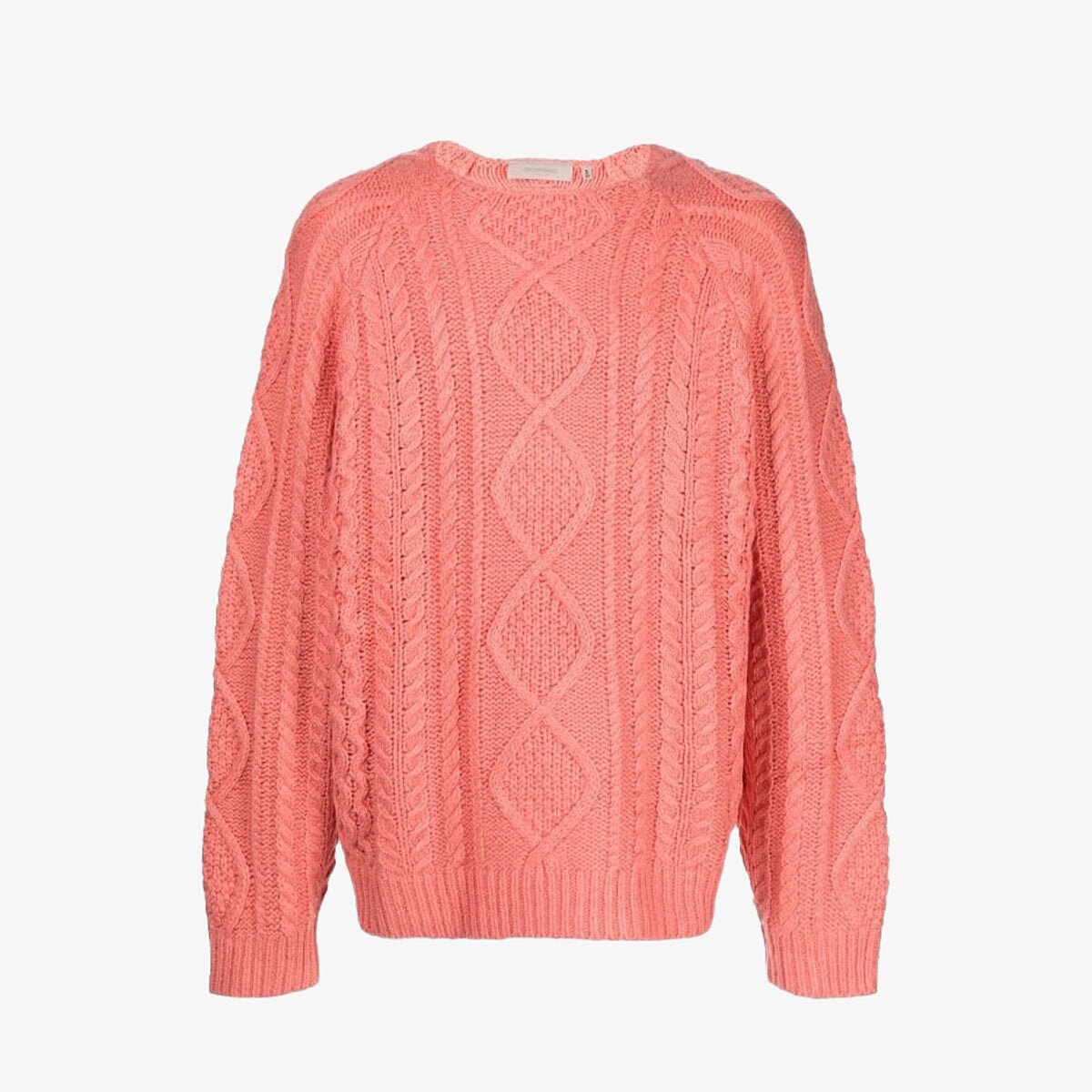 Essentials Fear Of God Cable-Knit Ribbed Jumper “Pink Coral” Plug and Play