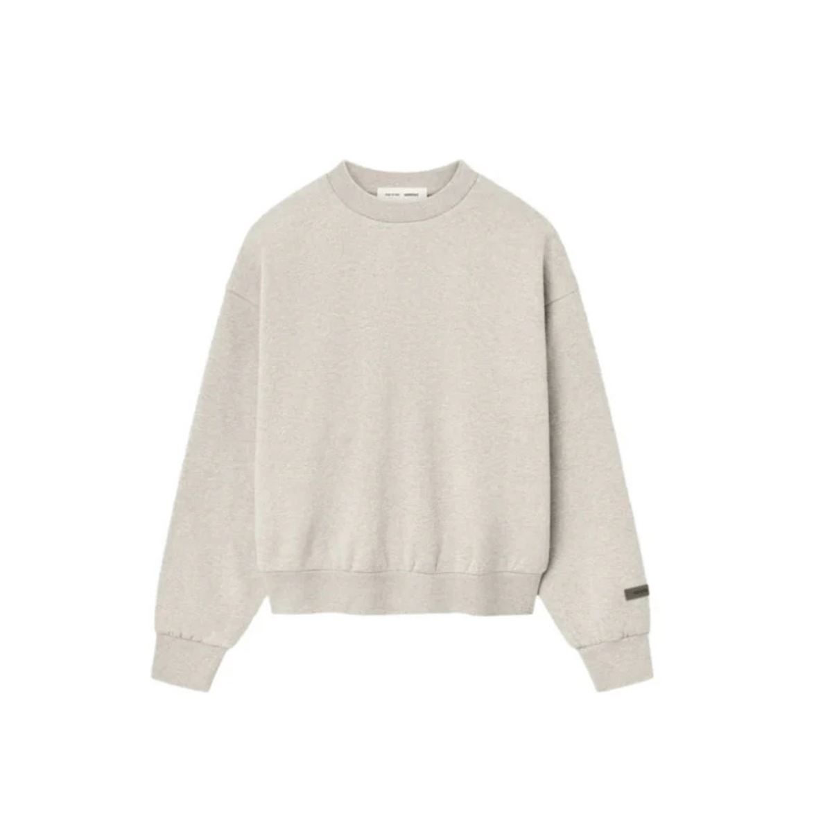 Fear of God Essentials Classic Fit Fleece Crewneck 'Heather Stone' Sweatshirts Fear of God Essentials
