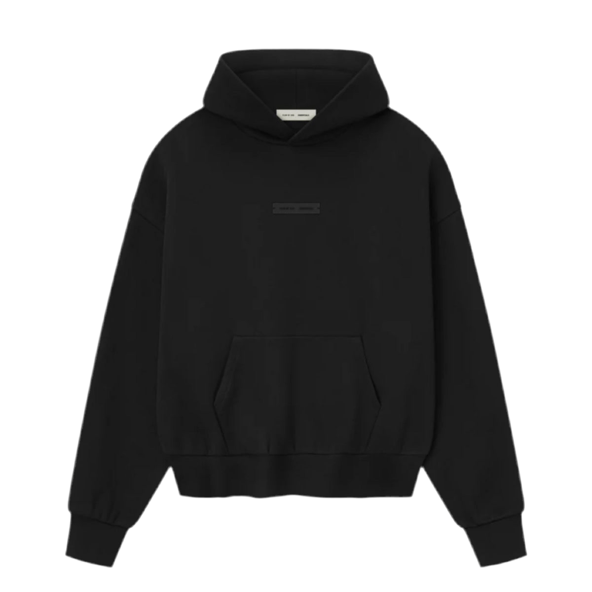 Fear of God Essentials Classic Fleece Hoodie 'Jet Black' Hoodies Fear of God Essentials