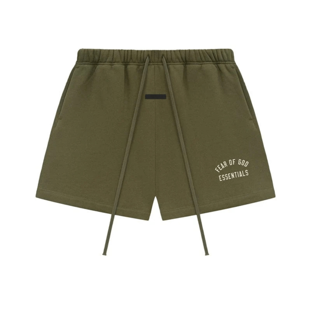 Fear of God Essentials Fleece Soccer Short 'Military' Shorts Fear of God Essentials