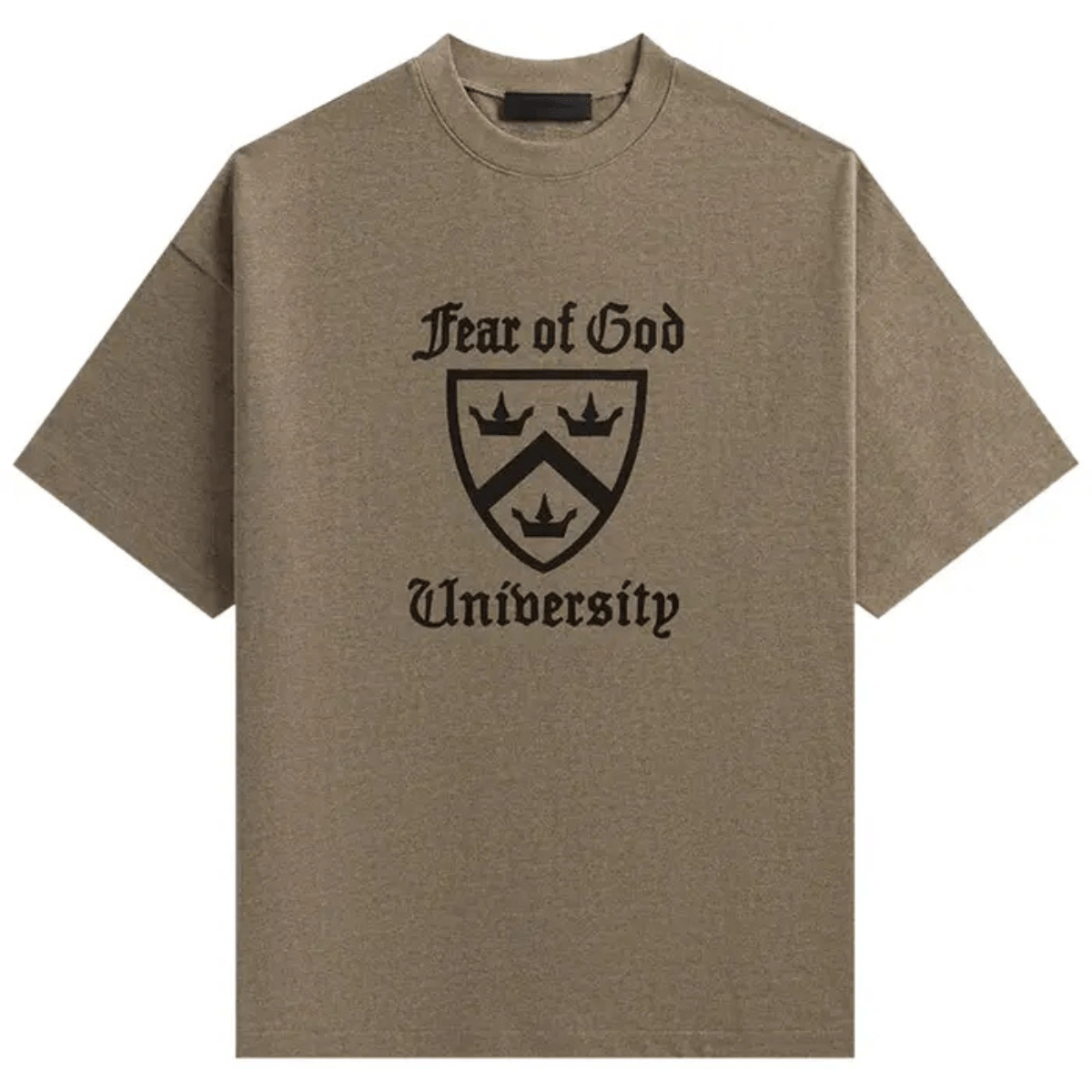 Fear of God Essentials Heavy Crewneck Tee 'Heather Grey' T-Shirts Fear of God Essentials