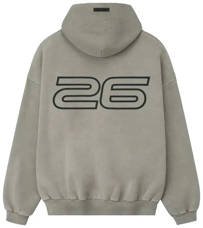 Fear of God Essentials Heavy Fleece 90s Hoodie 'Smoke Grey' Hoodies Fear of God Essentials