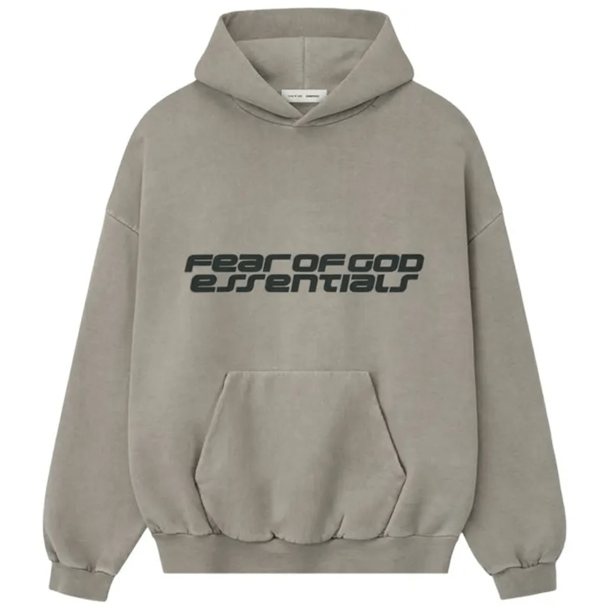 Fear of God Essentials Heavy Fleece 90s Hoodie 'Smoke Grey' Hoodies Fear of God Essentials