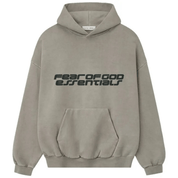 Fear of God Essentials Heavy Fleece 90s Hoodie 'Smoke Grey' Hoodies Fear of God Essentials