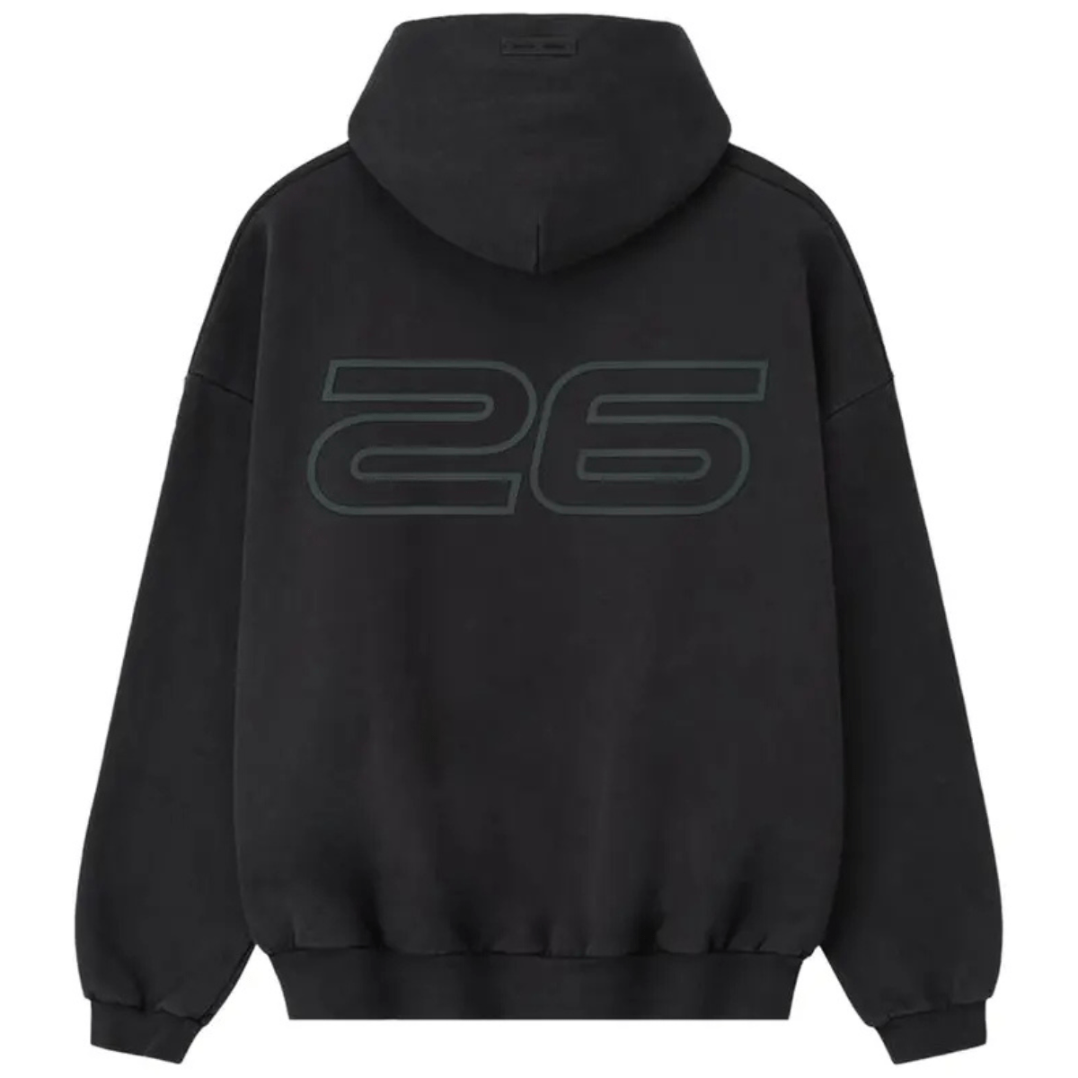 Fear of God Essentials Heavy Fleece 90s Hoodie 'Vintage Black' Hoodies Fear of God Essentials