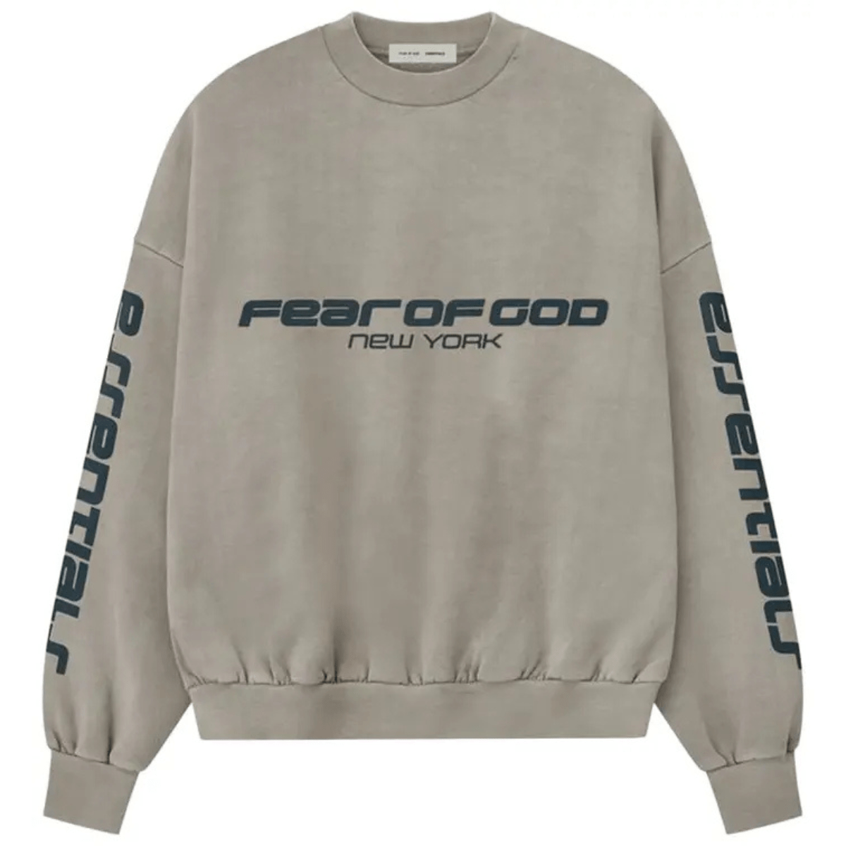 Fear of God Essentials Heavy Fleece Cropped Relaxed Sweatshirt 'Smoke Grey' Sweatshirts Fear of God Essentials