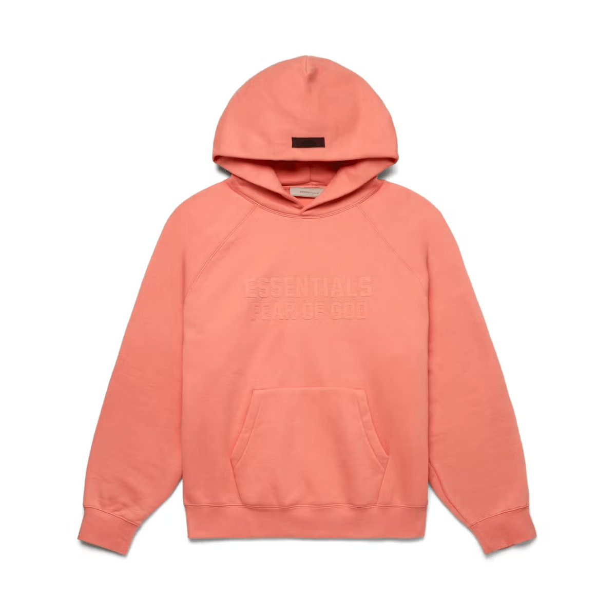 Fear of God Essentials Hoodie 'Coral' Hoodies Fear of God Essentials
