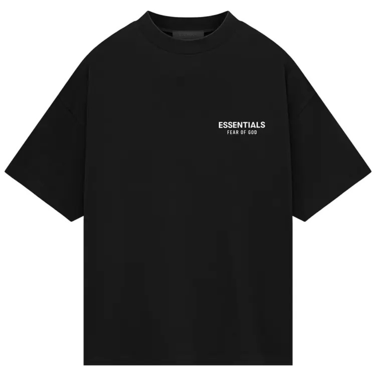 Fear of God Essentials Jersey Crewneck T-Shirt 'Black' T-shirts Fear of God Essentials