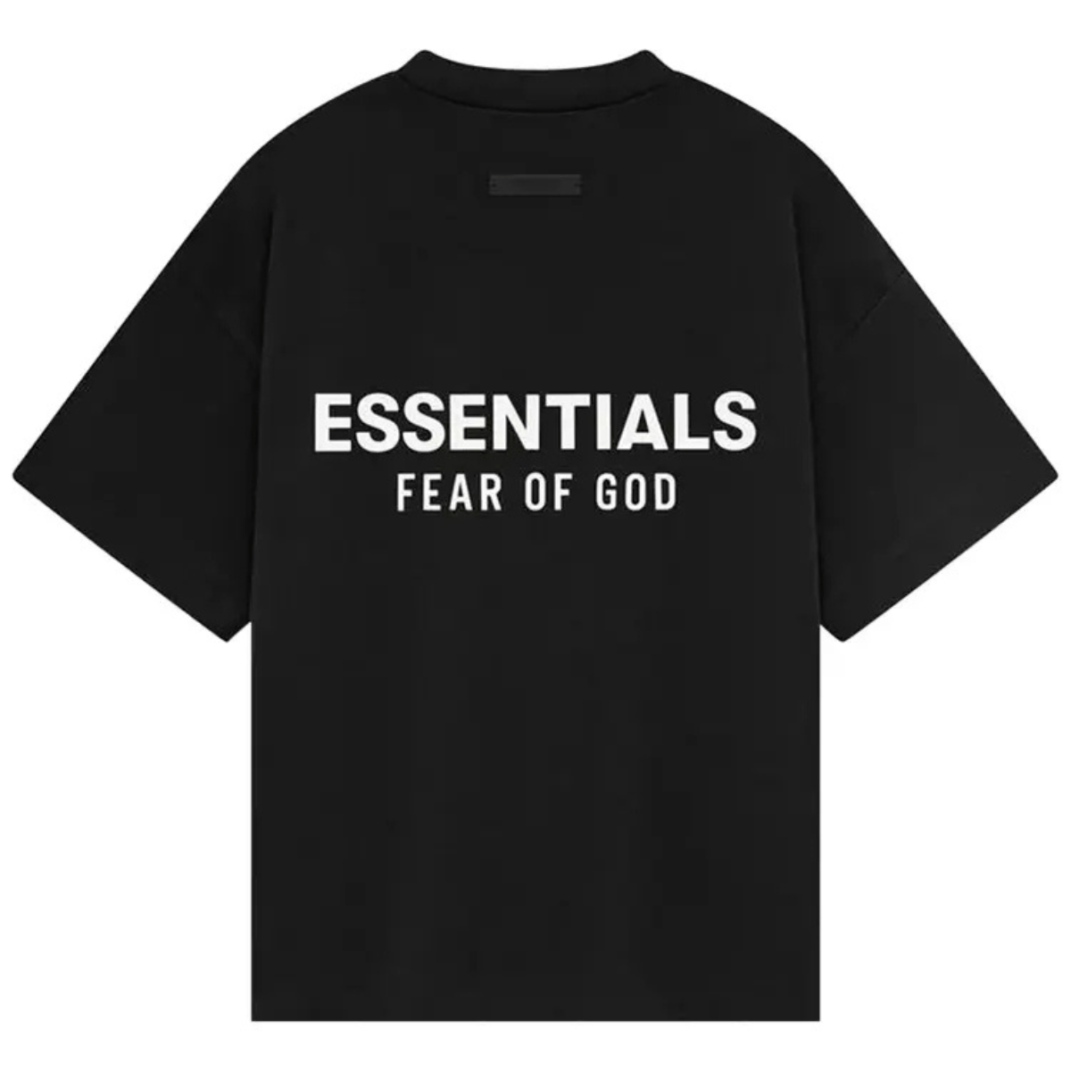 Fear of God Essentials Kids Jersey Crewneck Tee 'Black' T-shirts Fear of God Essentials