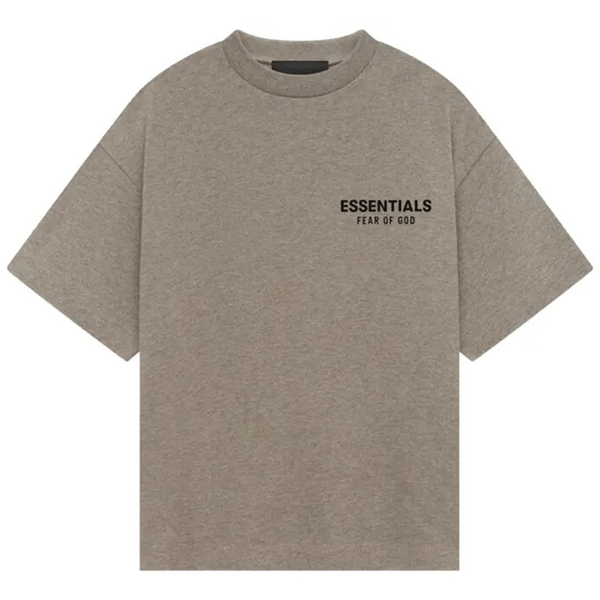 Fear of God Essentials Kids Jersey Crewneck Tee 'Heather Grey' T-shirts Fear of God Essentials