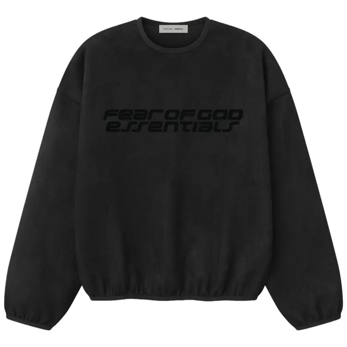 Fear of God Essentials Modern Crewneck Sweatshirt 'Vintage Black' Sweatshirts Fear of God Essentials