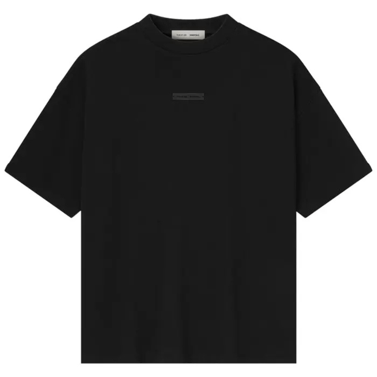 Fear of God Essentials Pique 90's Short-Sleeve Tee 'Jet Black' T-Shirts Fear of God Essentials
