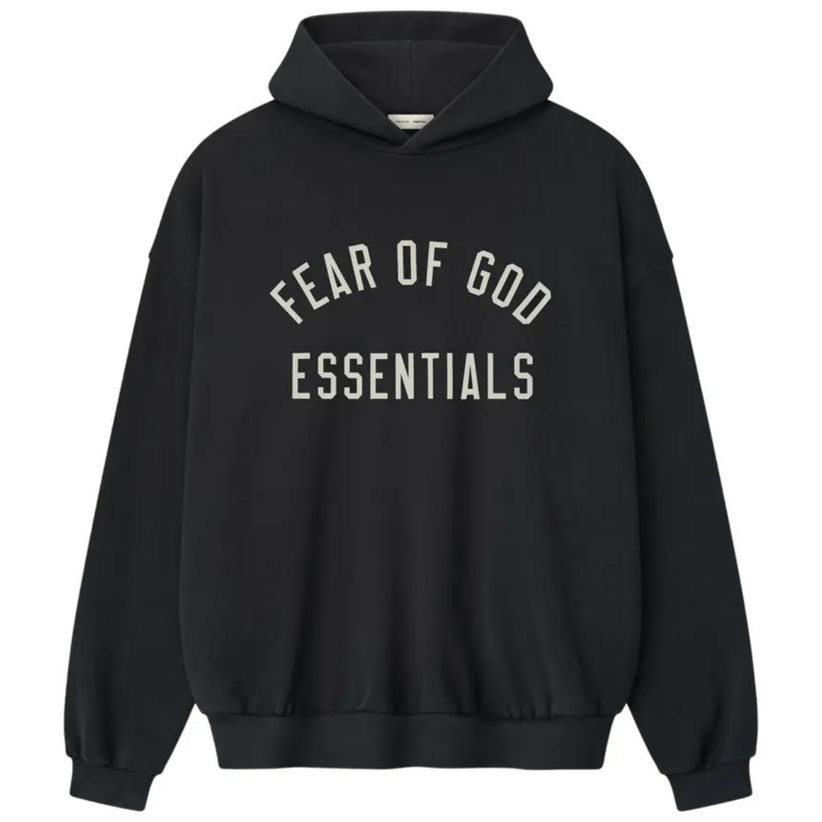 Fear of God Essentials Varsity 90s Fit Hoodie 'Vintage Black' Hoodies Fear of God Essentials