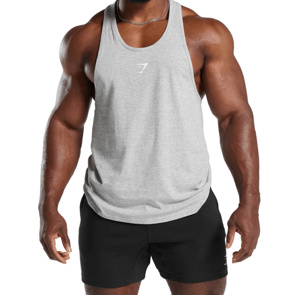 Gymshark Critical 2.0 Tank 'Light Grey Marl' T-Shirts Gymshark
