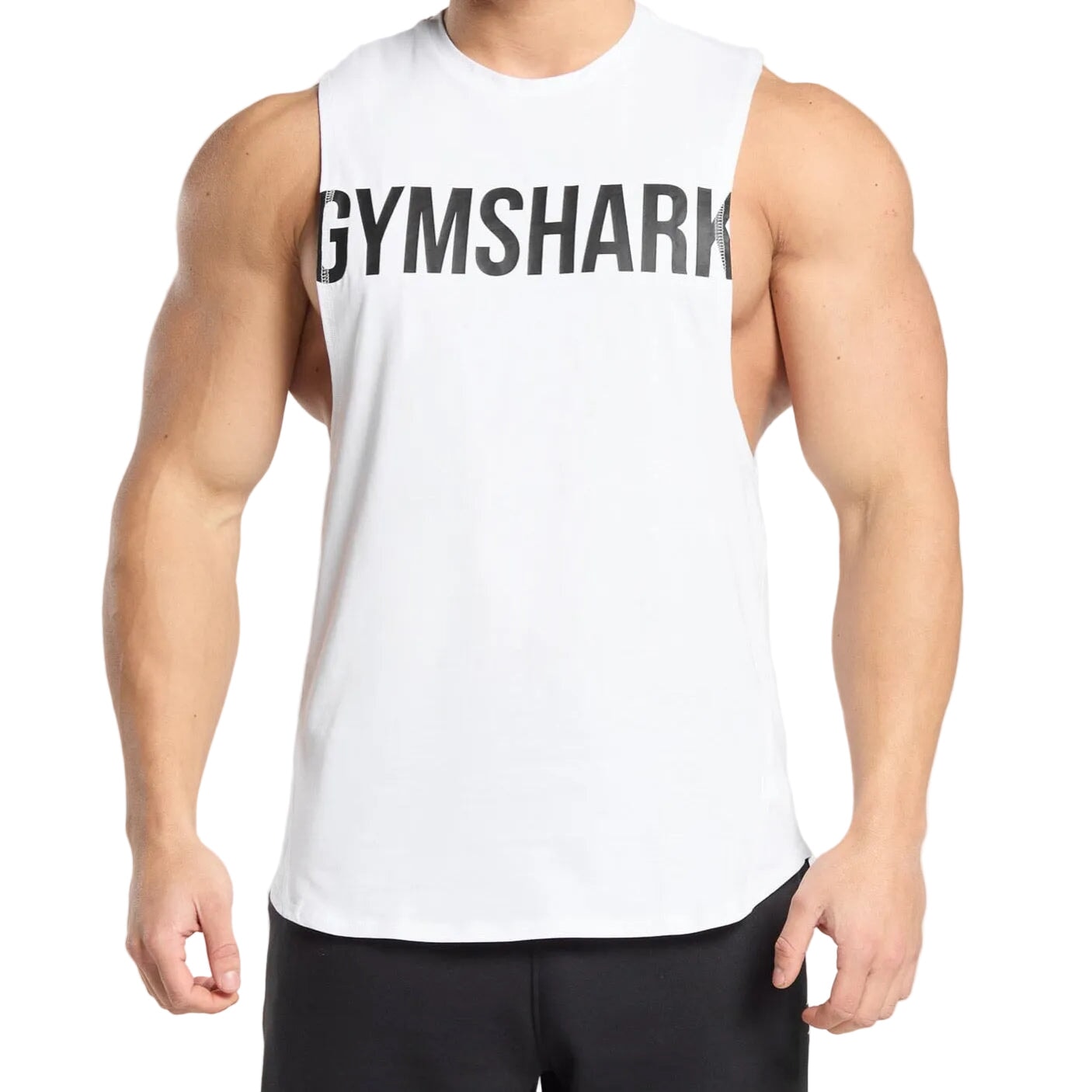 Gymshark Prime Drop Arm Tank 'White' T-Shirts Gymshark