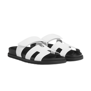 Hermès Chypre Sandal 'Blanc' Slides Plug and Play