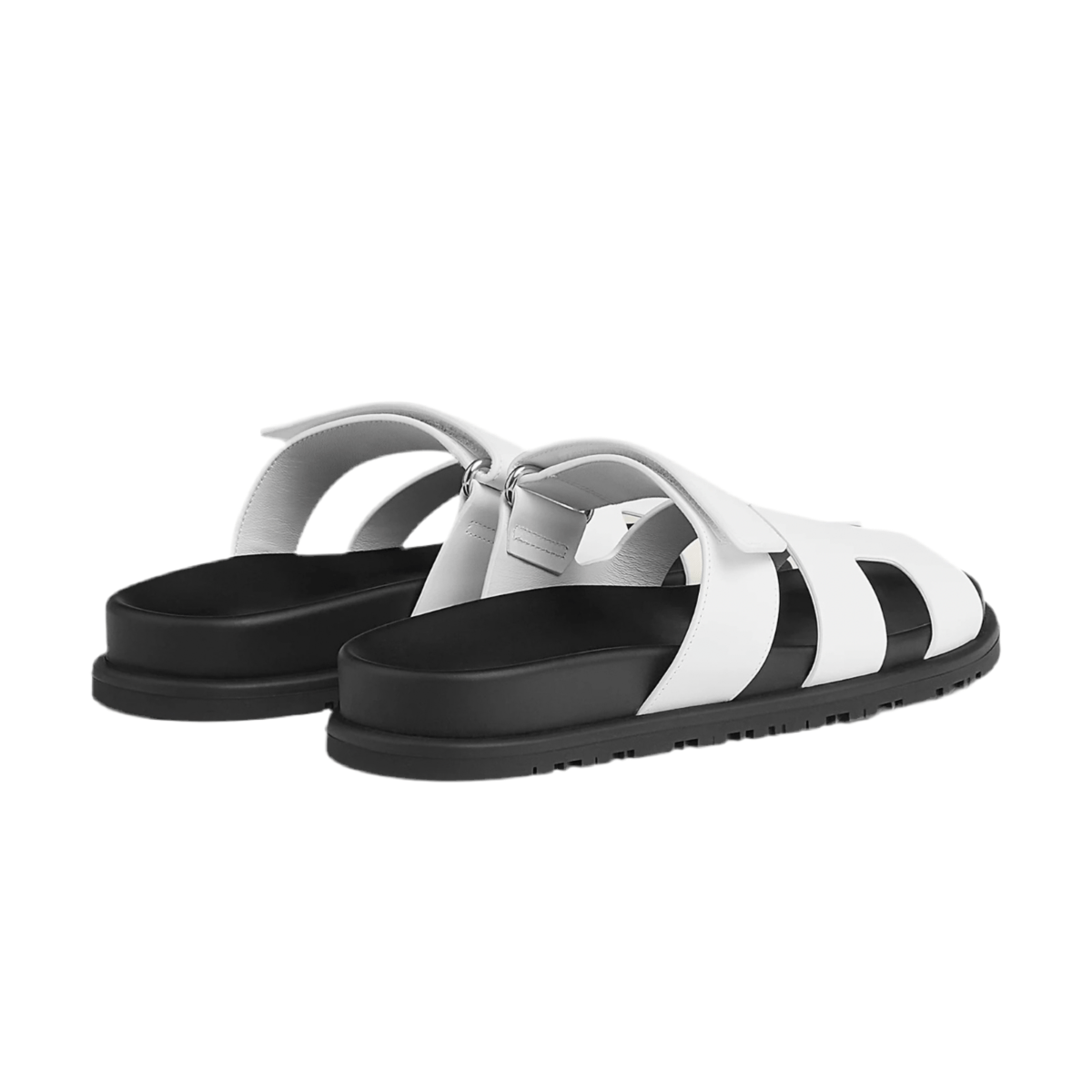 Hermès Chypre Sandal 'Blanc' Slides Plug and Play