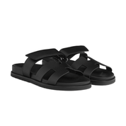 Hermès Chypre Sandal 'Noir' Slides Hermès