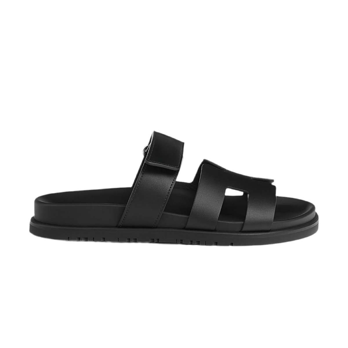 Hermès Chypre Sandal 'Noir' Slides Hermès