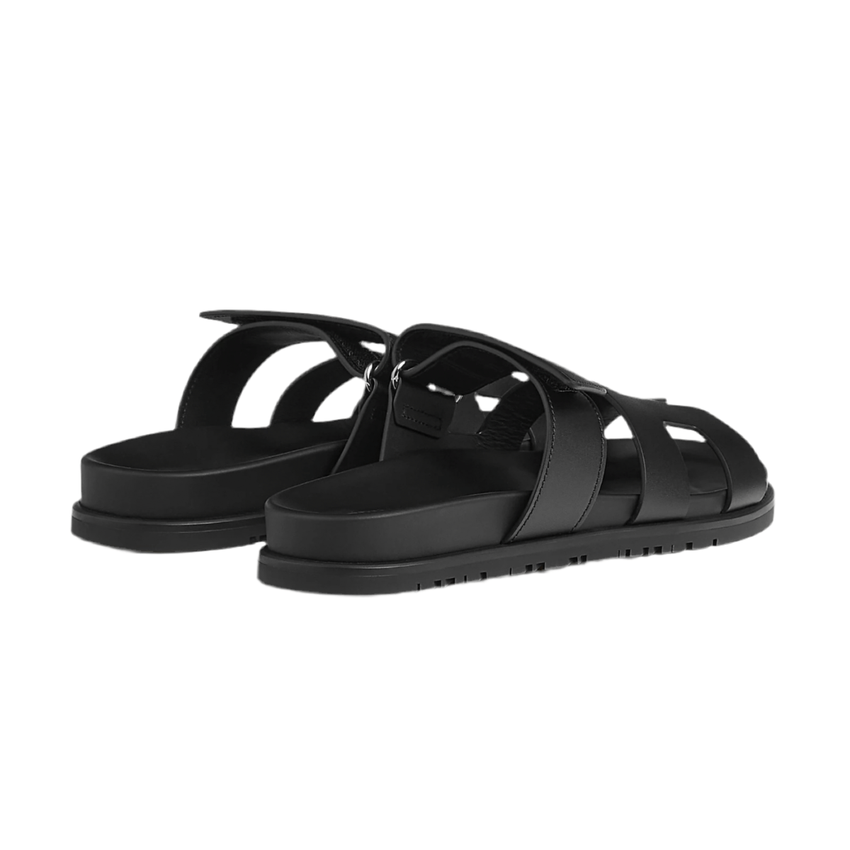 Hermès Chypre Sandal 'Noir' Slides Hermès