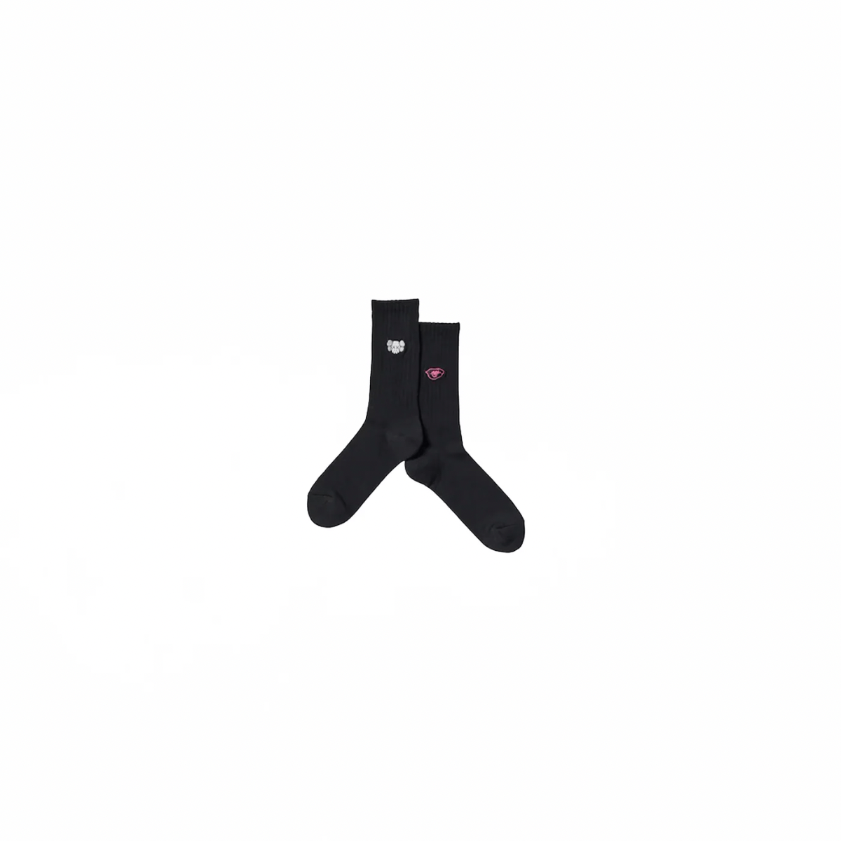 Kaws x Uniqlo Andy Warhol 476519 Socks 'Black' (26cm) Socks Kaws