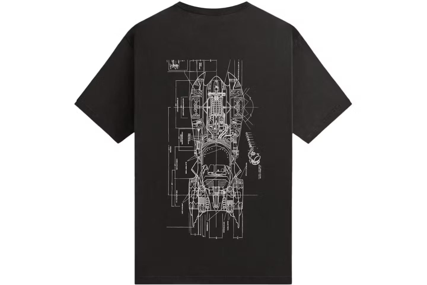Kith x Batman Schematics Vintage Tee "Black" T-Shirts Kith
