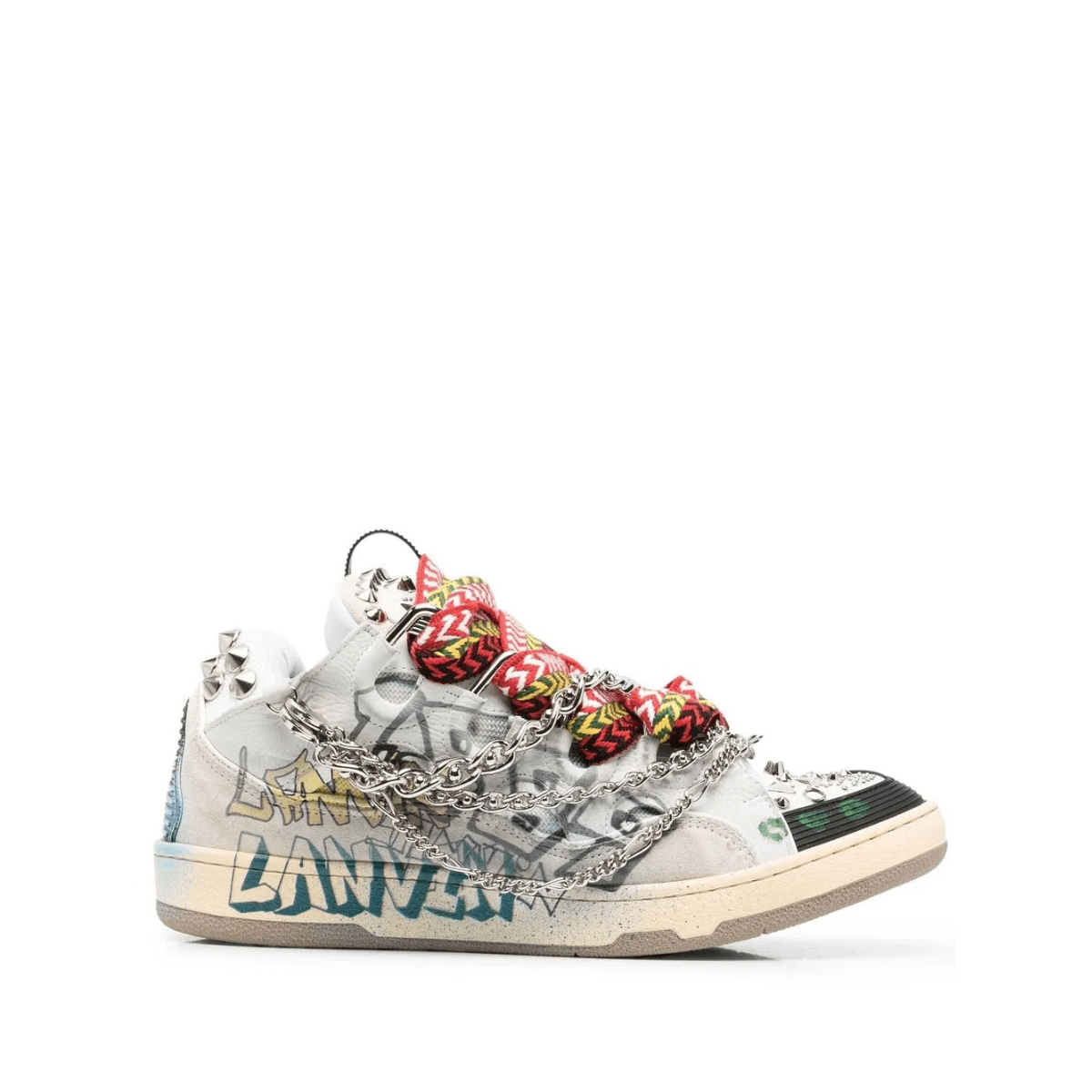 Lanvin Curb Sneakers 'Graffiti' Sneakers Lanvin