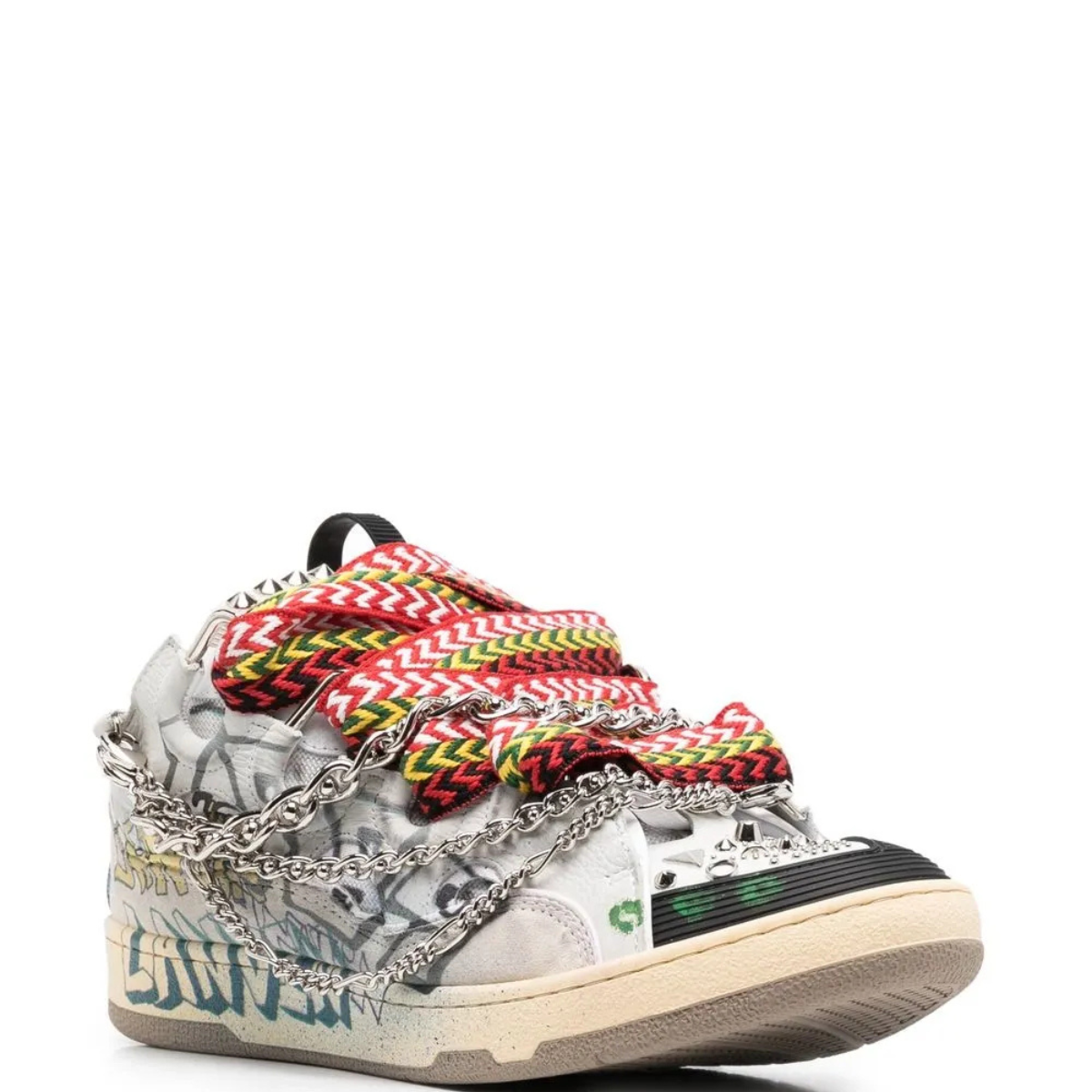 Lanvin Curb Sneakers 'Graffiti' Sneakers Lanvin