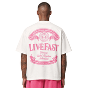Live Fast Die Young Loyal Tee 'Washed White' T-shirts Live Fast Die Young