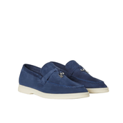 Loro Piana Summer Charms Walk Loafer Suede 'True Dark Blue' Sneakers Loro Piana