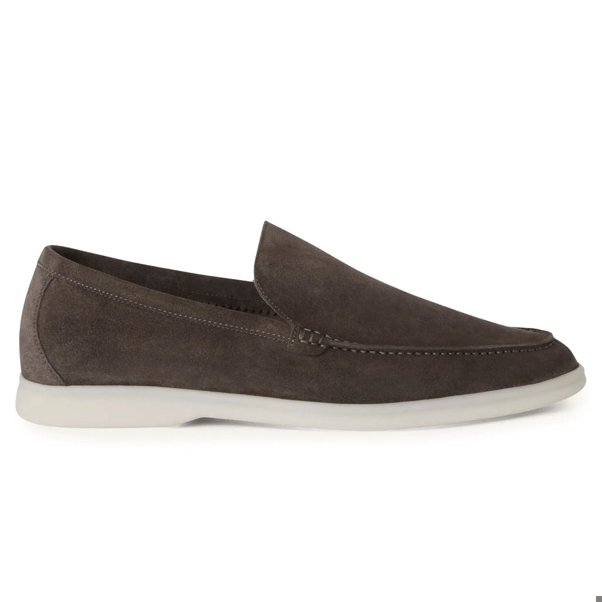 Loro Piana Summer Walk Suede Loafer 'Warm Grey' Sneakers Loro Piana