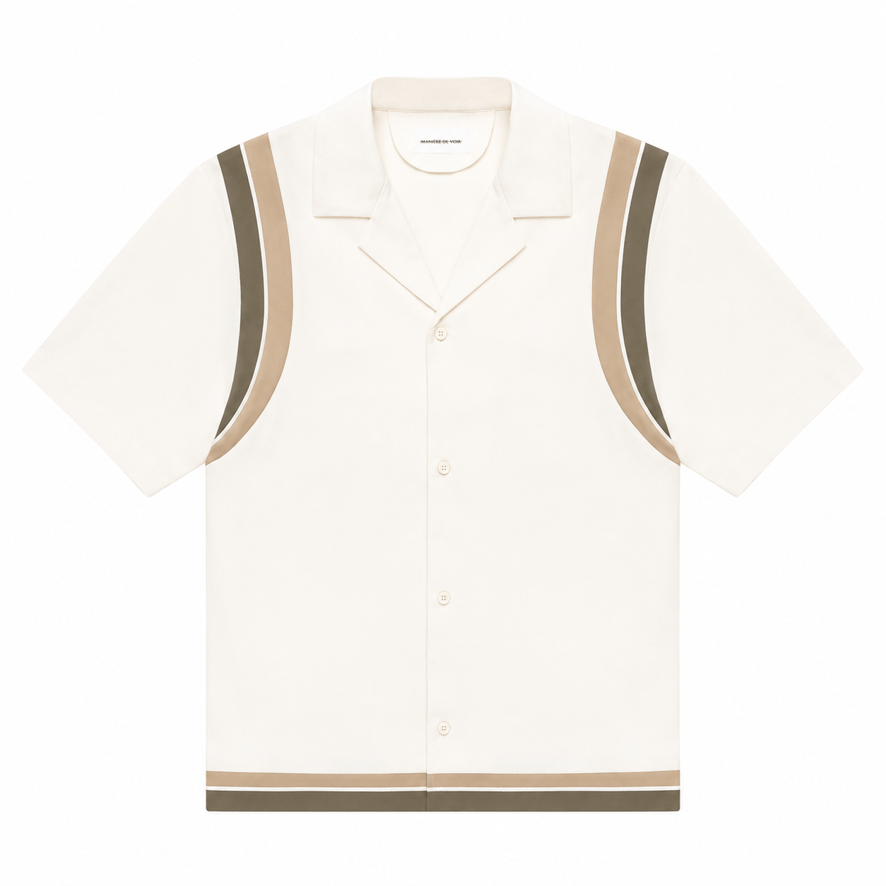 Manière De Voir Varsity Revere Shirt 'Cream' Shirts Manière De Voir
