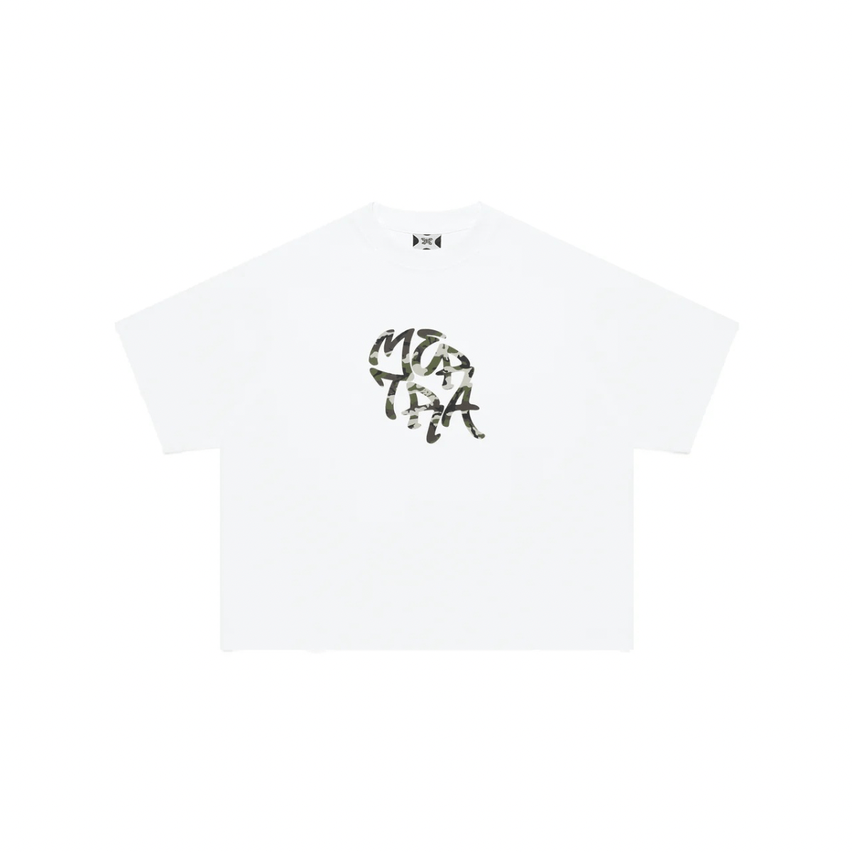 Mertra Glitch Tee 'White/Camo' T-shirts Mertra