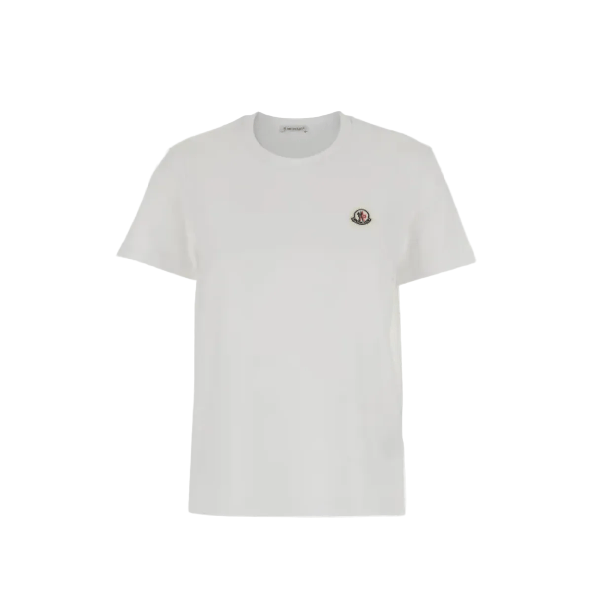 Moncler Logo Patch Cotton T-Shirt 'White' T-shirts Moncler