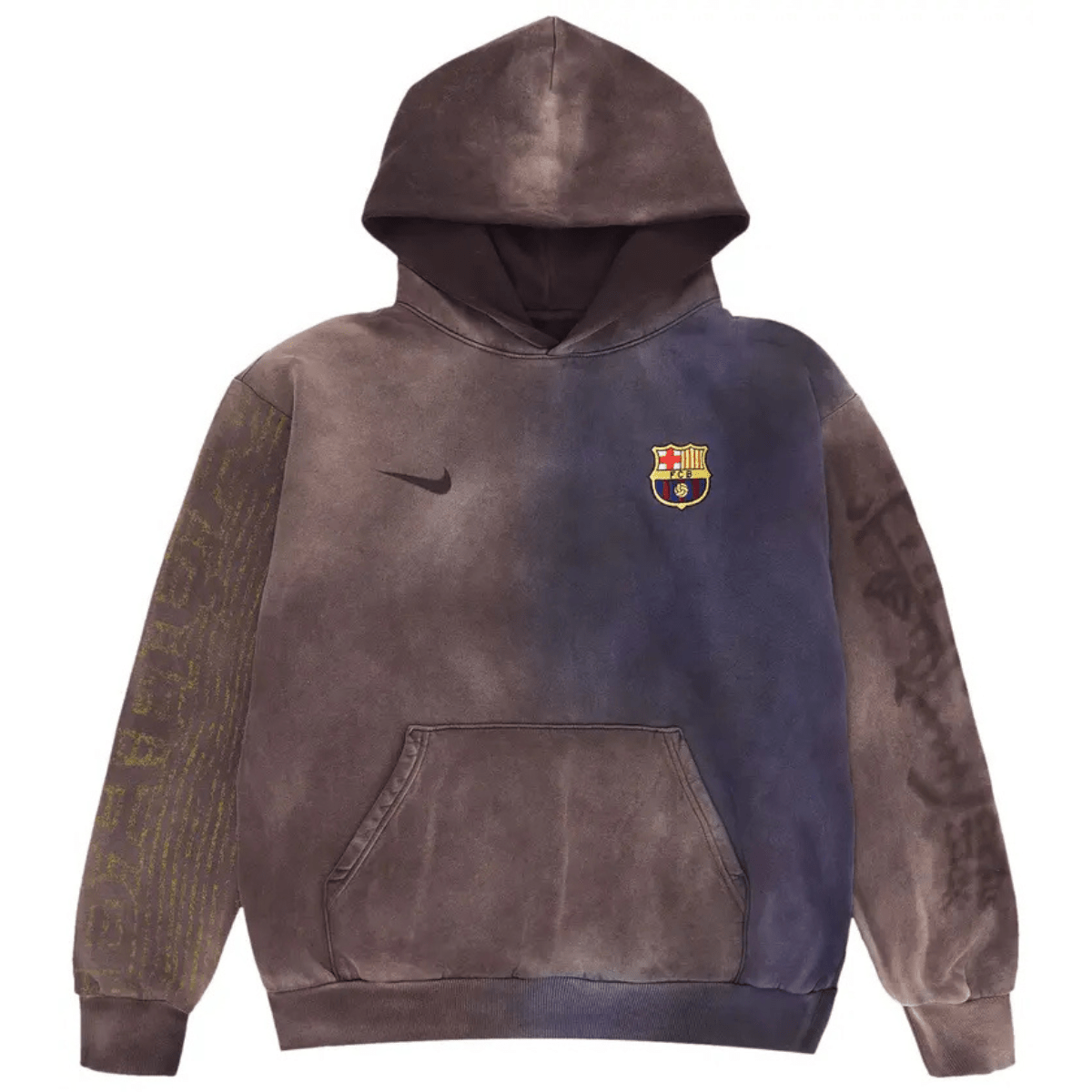 Nike FC Barcelona x Cactus Jack Split-Dye Crest Hoodie 'Brown' Hoodies Nike