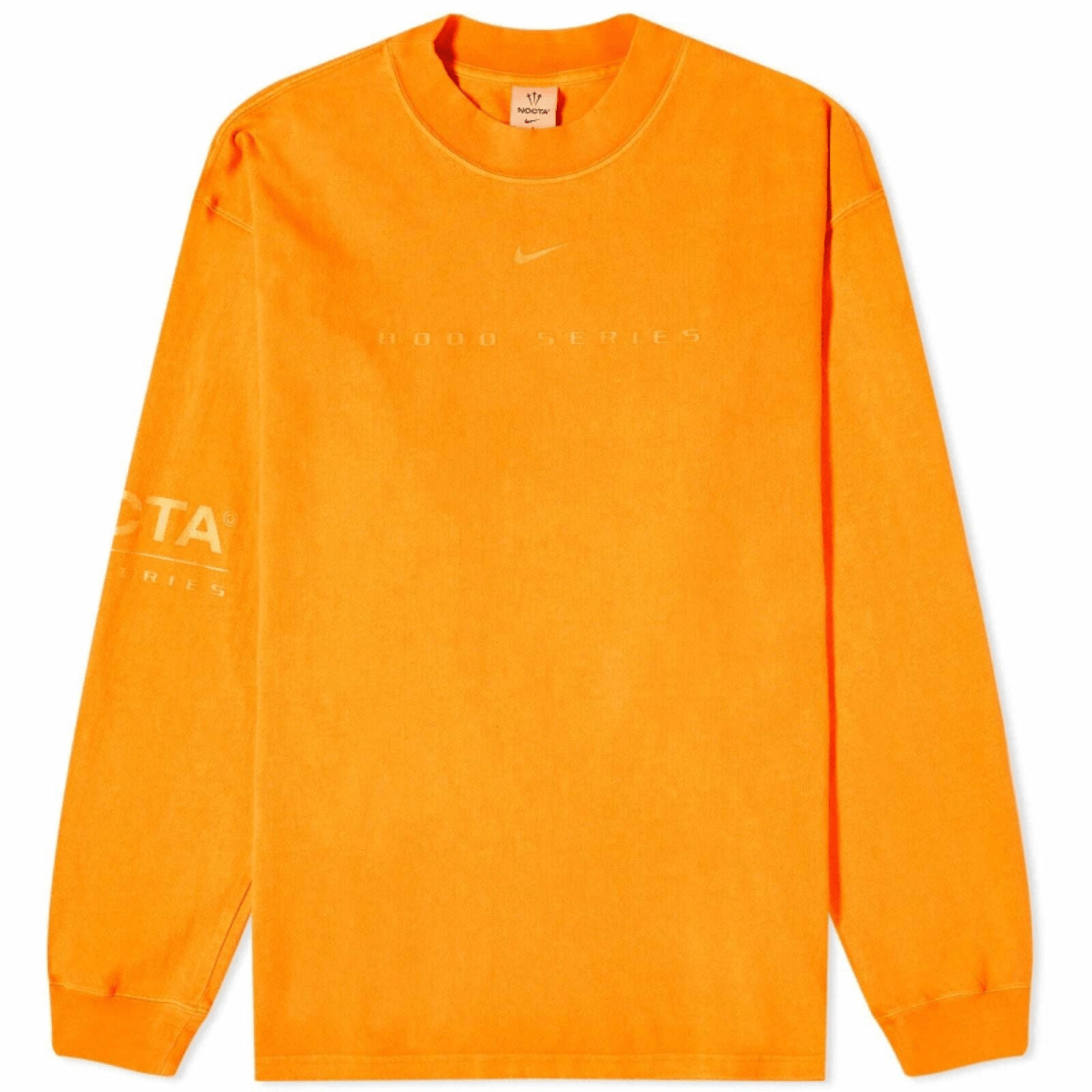 Nike x Nocta NRG Long Sleeve Mock Neck Tee 'Orange Horizon' T-shirts Nike