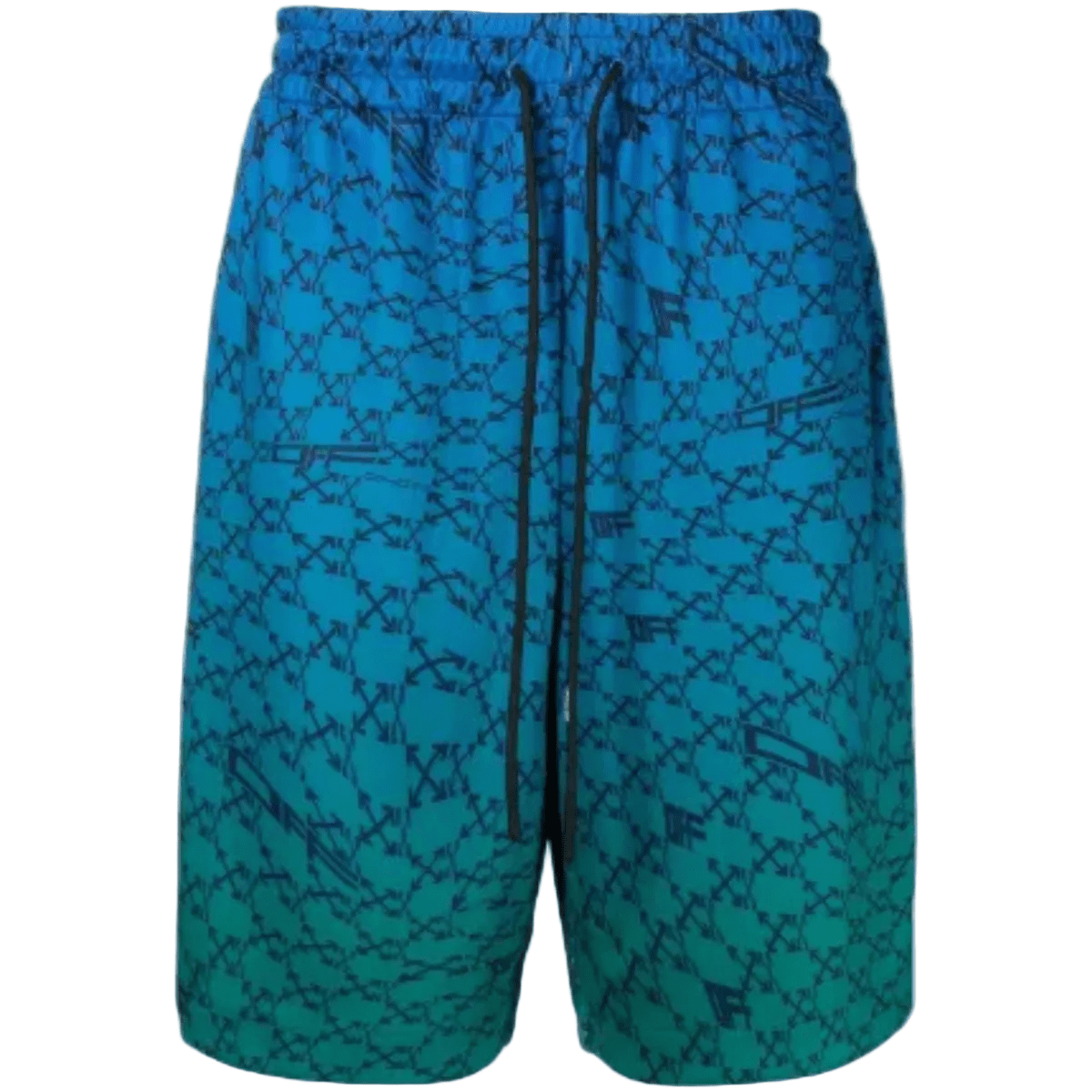 Off-White Allover Sport Short 'Peacock Navy' Shorts Off-White