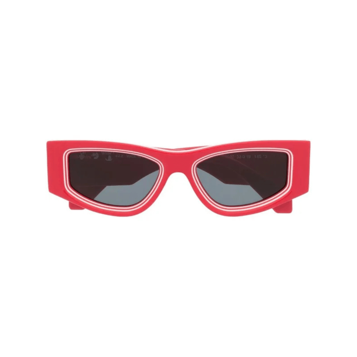 Off-White Andy Sunglasses 'Red Dark/Grey' Sunglasses Off-White