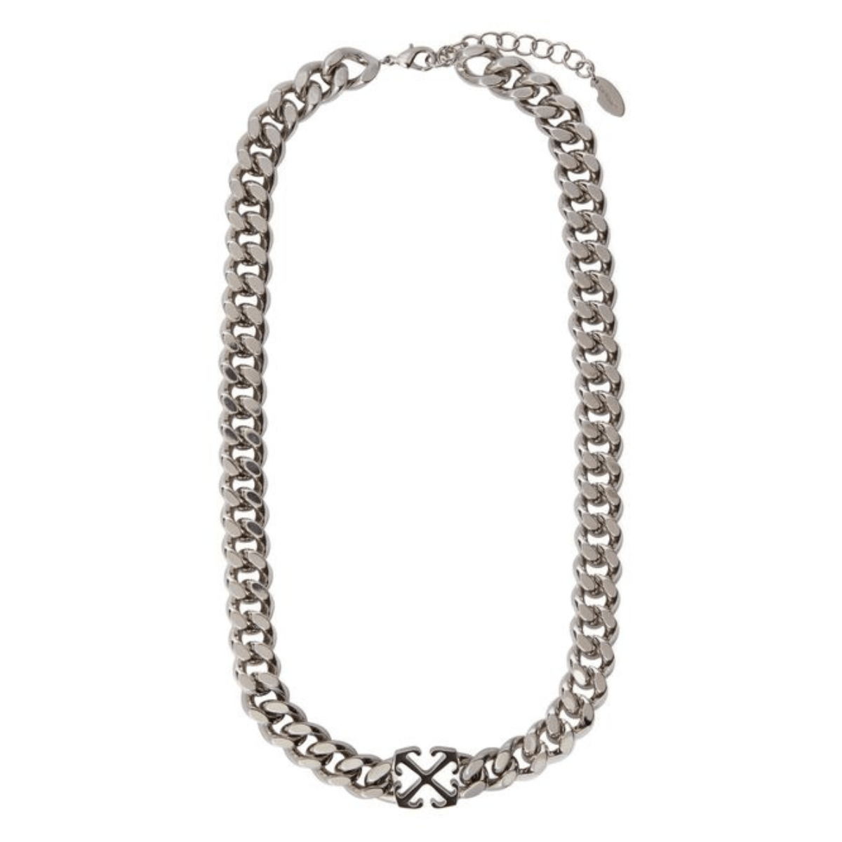 Off-White Arrow Chain Necklace 'Silver Black' Accessories Off-White