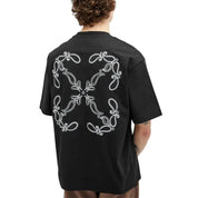 Off-White Bandana Arrow Skate Short Sleeve T-shirt 'Black' T-shirts Off-White