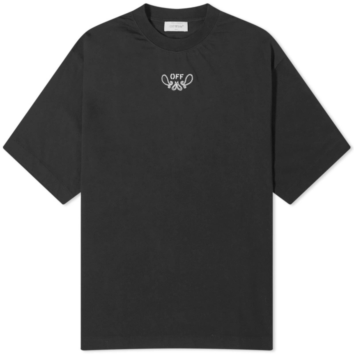 Off-White Bandana Arrow Skate Short Sleeve T-shirt 'Black' T-shirts Off-White